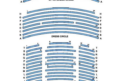 Athenaeum Theatre - Stalls Seating Map & Parking, Melbourne