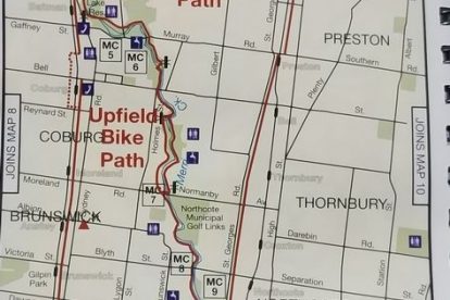 capital bike trail map