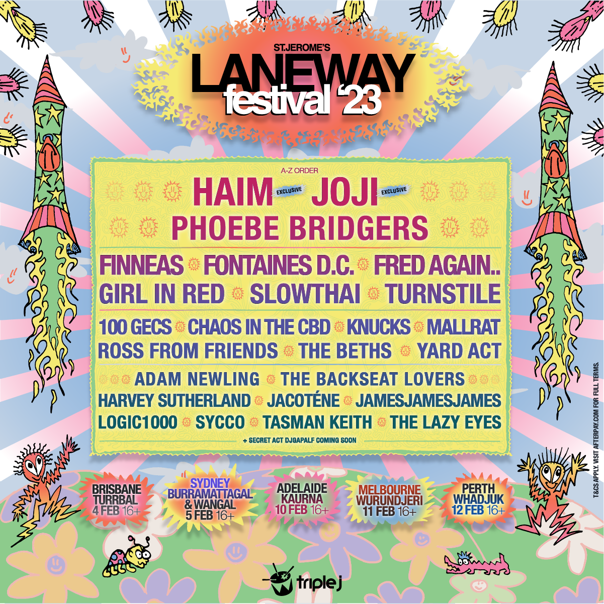 St Jerome's Laneway Festival Melbourne 2023 Dates & Ticket Prices